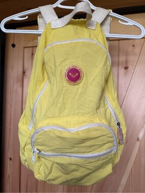 Roxy Yellow Bag with Pink Logo Medallion